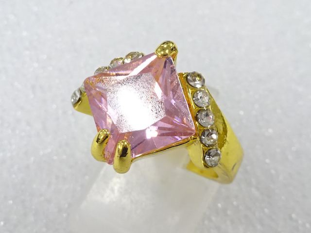 Colored stone ring (size 10)